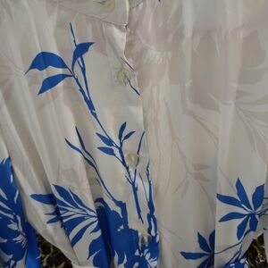 Floral Button-Up Blouse